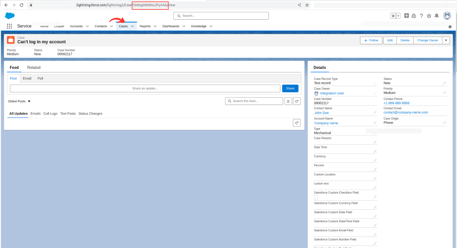 Salesforce Service Cloud: Get Ticket ID